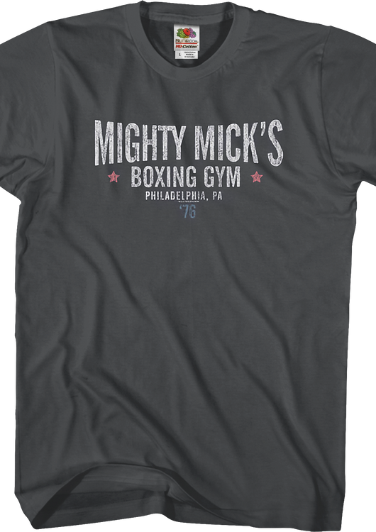 Distressed Mighty Mick's Boxing Gym Rocky T-Shirt - main product image