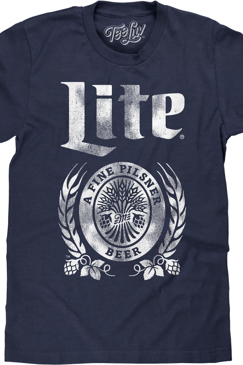 Distressed Miller Lite T-Shirt - main product image