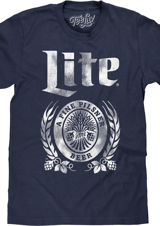 Distressed Miller Lite T-Shirt - main product image