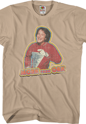 Distressed Mork From Ork Mork and Mindy T-Shirt