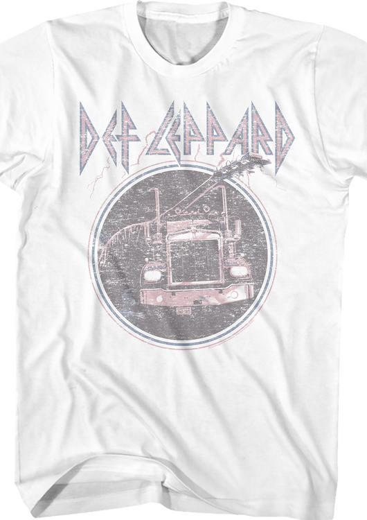 Distressed On Through The Night Def Leppard T-Shirt - main product image
