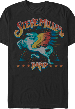 Distressed Pegasus Steve Miller Band T-Shirt