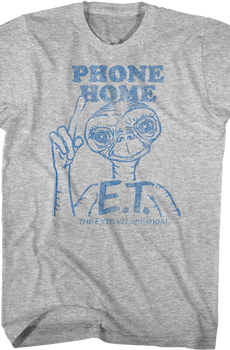 Distressed Phone Home ET Shirt