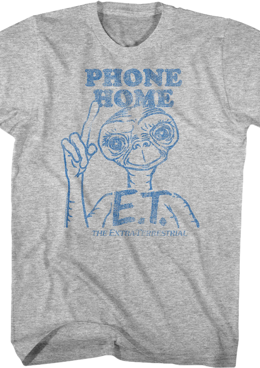 Distressed Phone Home ET Shirt - main product image