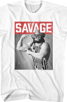 Distressed Photo Macho Man Randy Savage T-Shirt