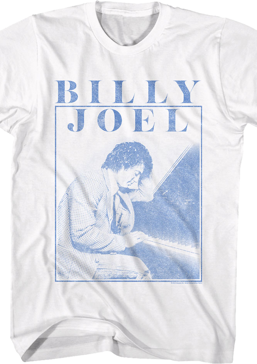 Distressed Piano Man Billy Joel T-Shirt - main product image