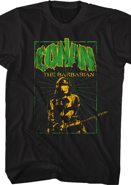 Distressed Poster Conan The Barbarian T-Shirt - main product image