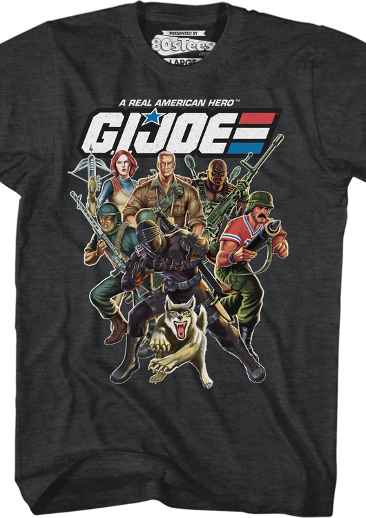 Distressed Real American Hero GI Joe T-Shirt - main product image