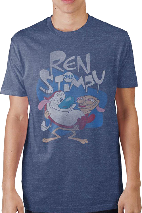 Distressed Ren And Stimpy T-Shirtmain product image