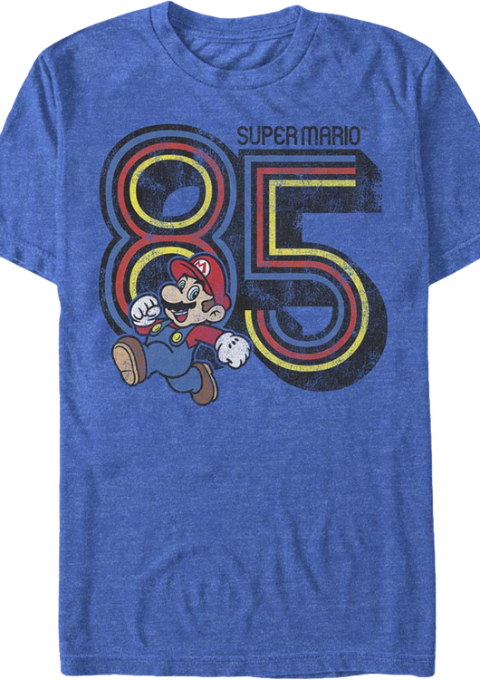Distressed Retro 85 Super Mario Bros. T-Shirt - main product image