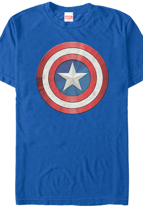 Distressed Shield Captain America T-Shirt