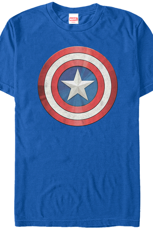 Marvel Captain America Distressed Shield Ufficiale Uomo - Foto 3