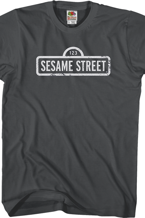 Distressed Sign Sesame Street T-Shirtmain product image