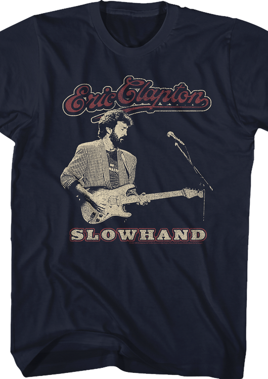 Distressed Slowhand Eric Clapton T-Shirt - main product image