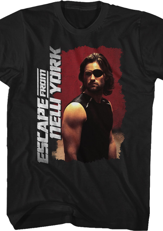 Distressed Snake Plissken Escape From New York T-Shirt - main product image