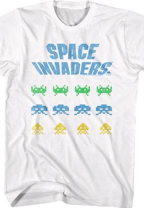Distressed Space Invaders T-Shirt