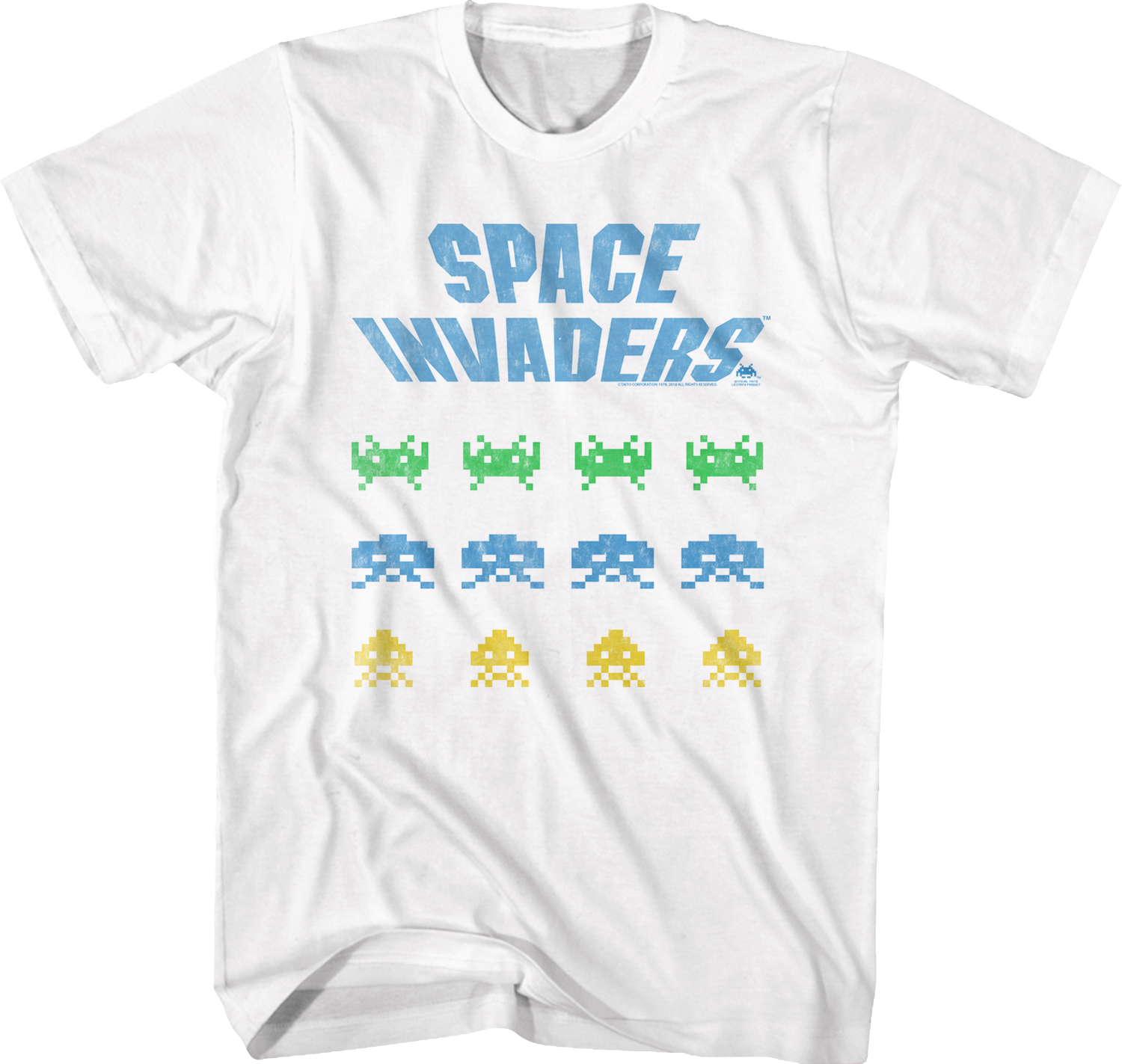 Distressed Space Invaders T Shirt Space Invaders Mens T Shirt distressed-space-invaders-t-shirt-space-invaders-mens-t-shirt