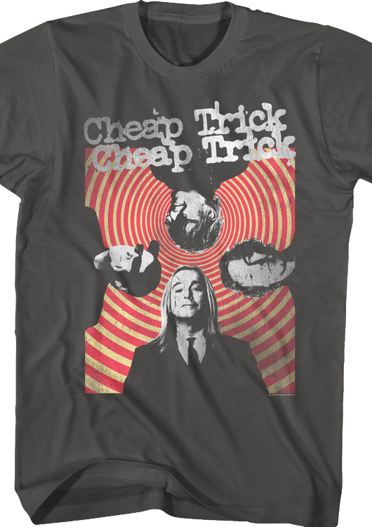 Distressed Spiral Cheap Trick T-Shirt - main product image