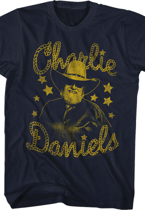 Distressed Stars Charlie Daniels T-Shirt