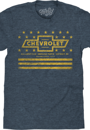 Distressed Stars Chevrolet T-Shirt