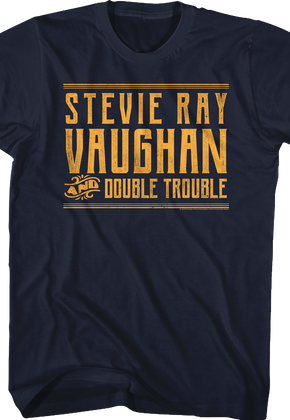 Distressed Stevie Ray Vaughan and Double Trouble T-Shirt
