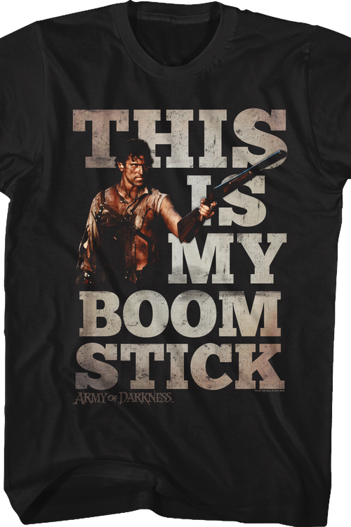 Distressed This Is My Boom Stick Army Of Darkness T-Shirt - main product image