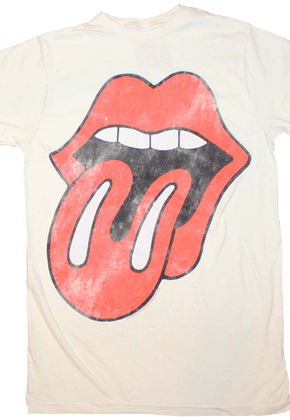 Distressed Tongue Rolling Stones T-Shirt