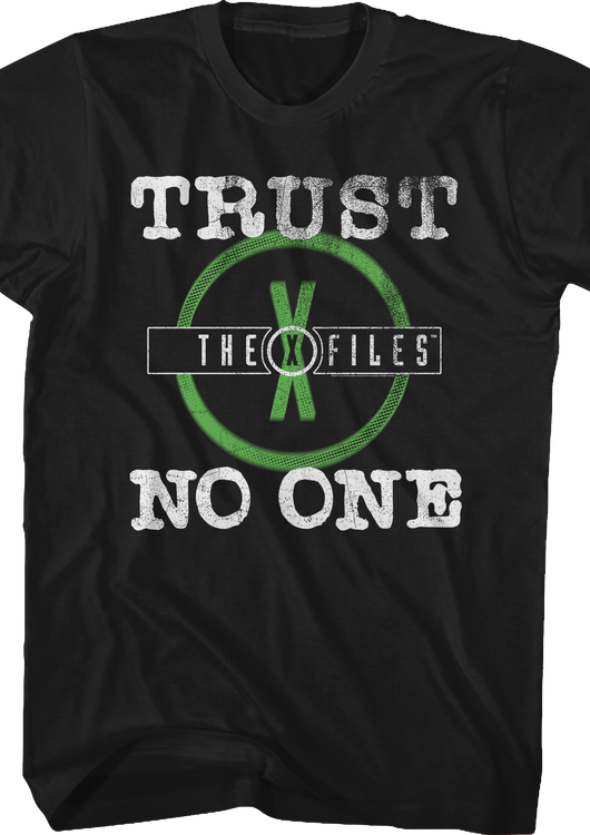 Distressed Trust No One X-Files T-Shirt - main product image