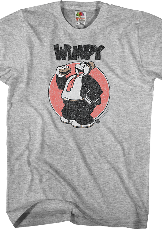 Distressed Wimpy Popeye T-Shirt - main product image