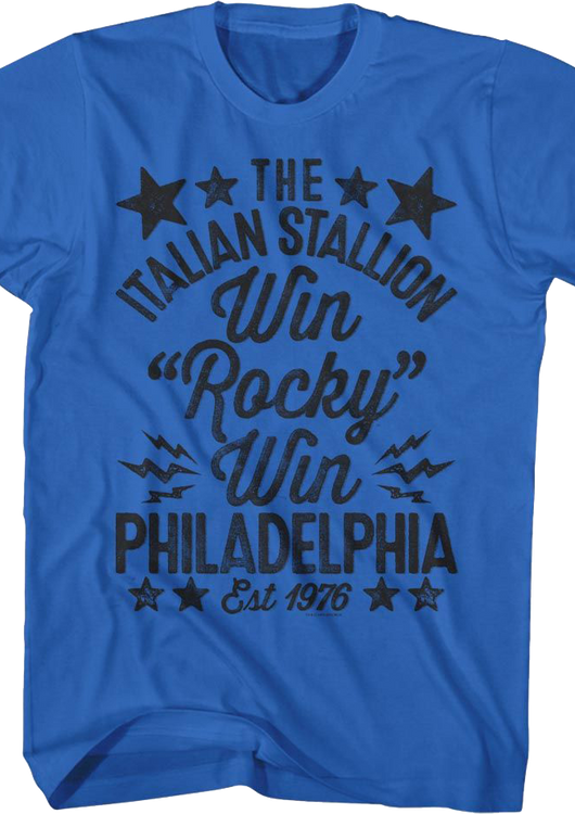 Distressed Win Rocky T-Shirt - main product image