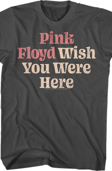 Distressed Wish You Were Here Pink Floyd T-Shirt