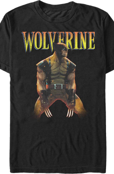 Distressed Wolverine Marvel Comics T-Shirt