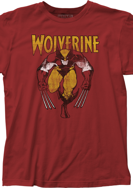 Distressed Wolverine Marvel T-Shirt - main product image