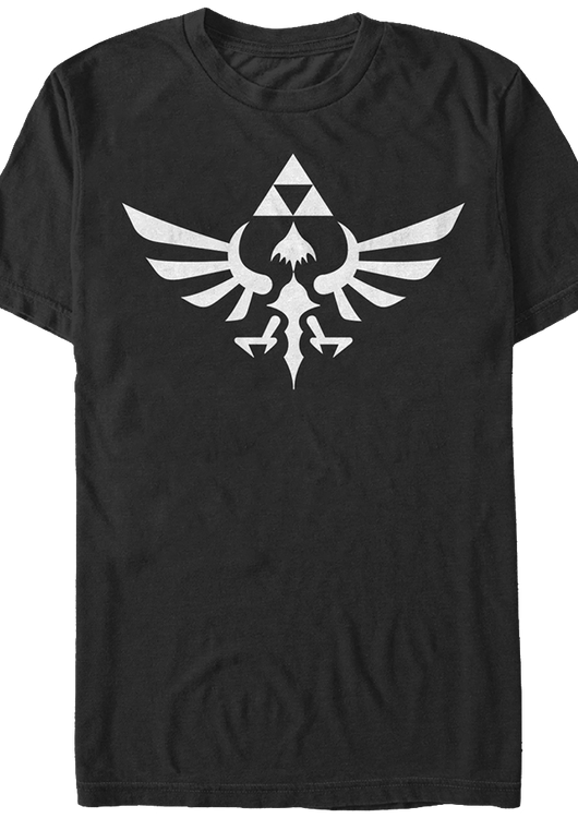 Distressed Zelda Tri-Force Shirt - main product image
