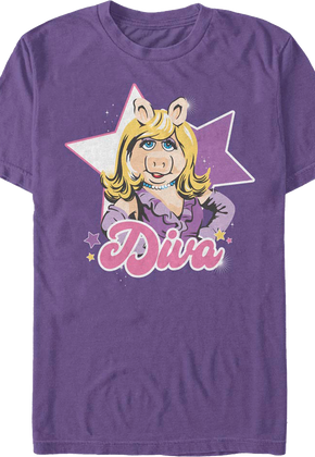Diva Miss Piggy Muppets T-Shirt