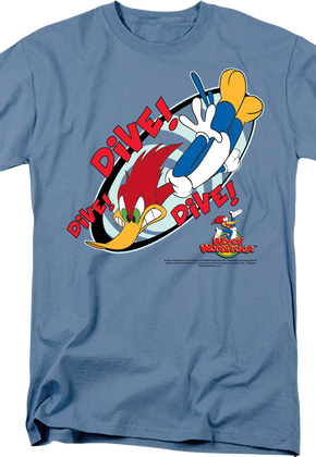 Dive Woody Woodpecker T-Shirt