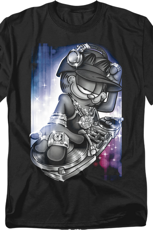 DJ Turntable Garfield T-Shirtmain product image