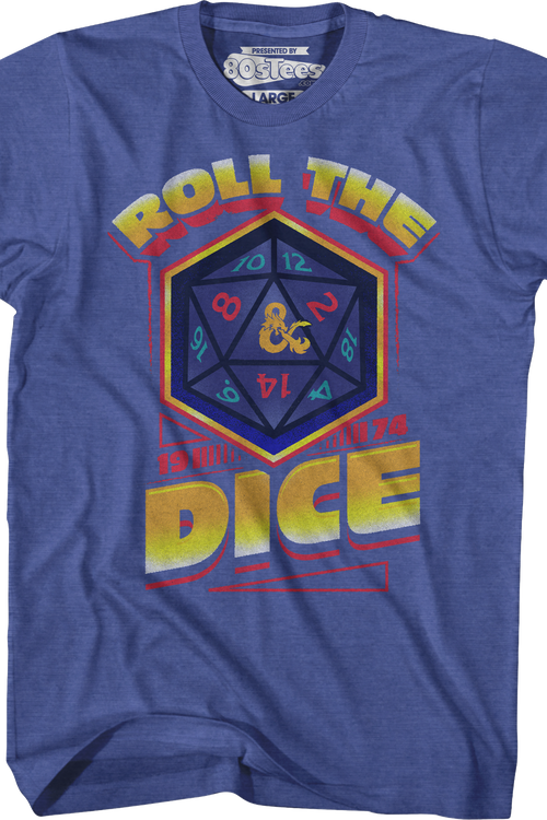 Roll The Dice Dungeons & Dragons T-Shirtmain product image