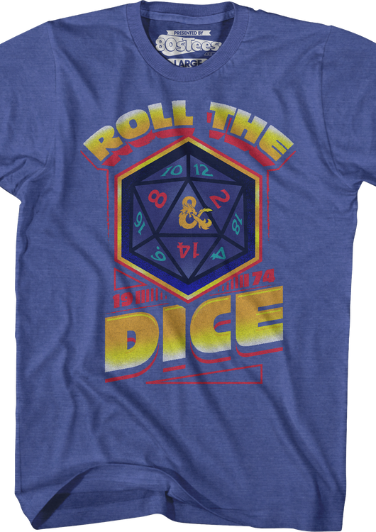 Roll The Dice Dungeons & Dragons T-Shirt - main product image