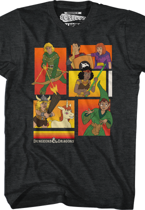 Cartoon Characters Collage Dungeons & Dragons T-Shirt