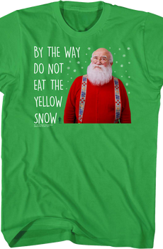 Do Not Eat The Yellow Snow Elf T-Shirt