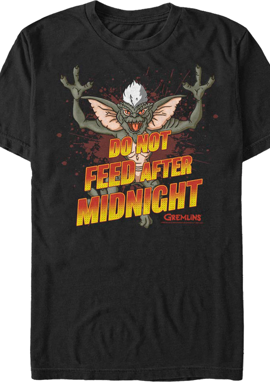 Do Not Feed After Midnight Gremlins T-Shirt - main product image
