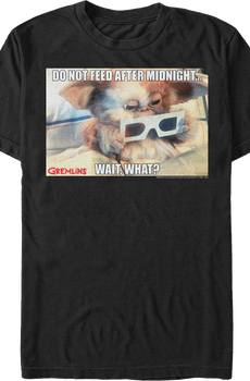 Do Not Feed After Midnight Meme Gremlins T-Shirt