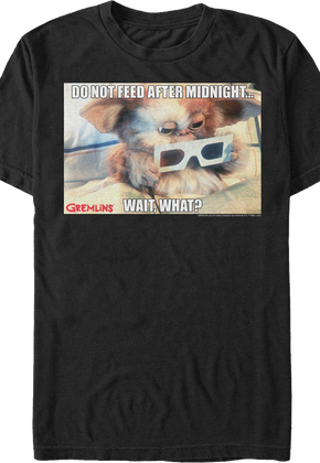 Do Not Feed After Midnight Meme Gremlins T-Shirt