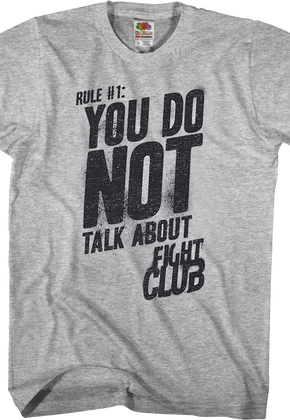 Do Not Talk About Fight Club Shirt