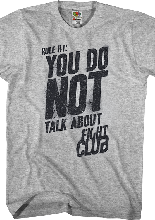 Do Not Talk About Fight Club Shirt - main product image
