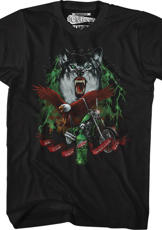 Do The Dew Wolf Eagle Mountain Dew T-Shirt - main product image