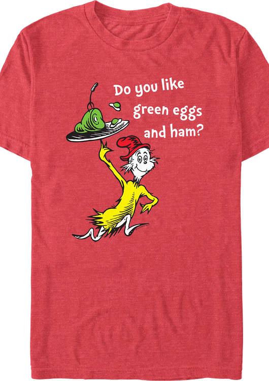 Do You Like Green Eggs and Ham Dr. Seuss T-Shirt - main product image