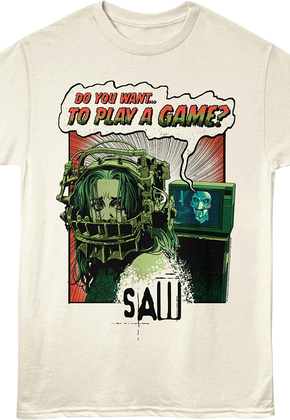 Do You Want To Play A Game Illustration Saw T-Shirt