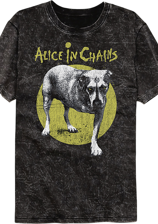 Dog Alice In Chains Mineral Wash T-Shirt - main product image